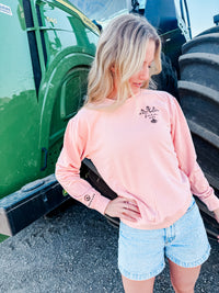 Farm Mama Embroidered Crewneck