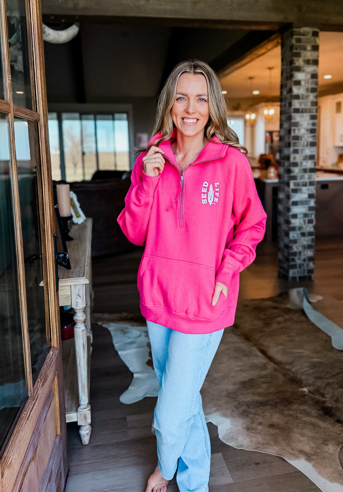 Seed Life Grow Quarter Zip