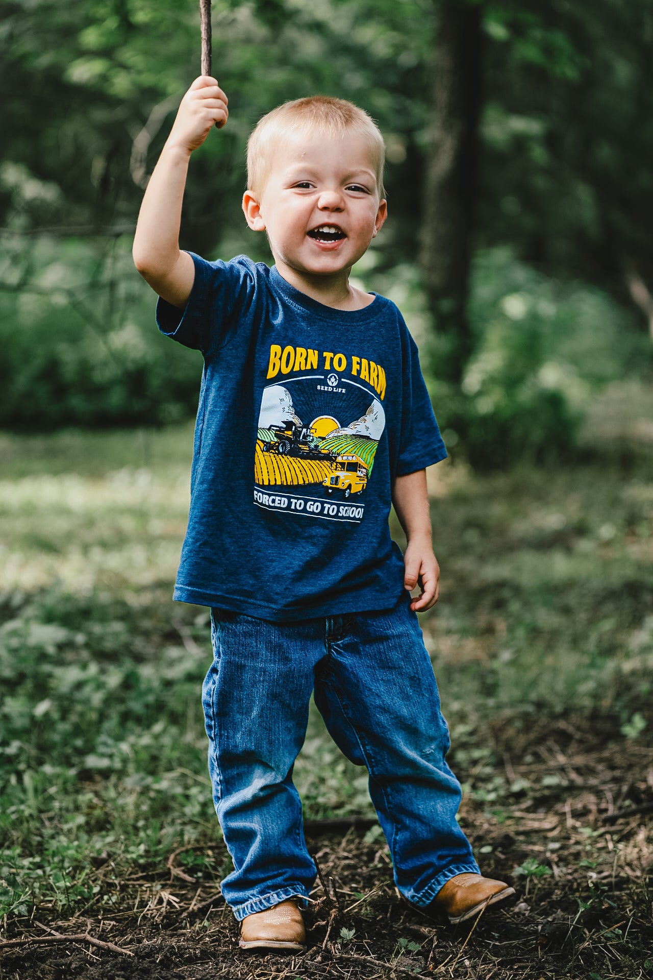 Born to Farm; Forced to go to School T-Shirt