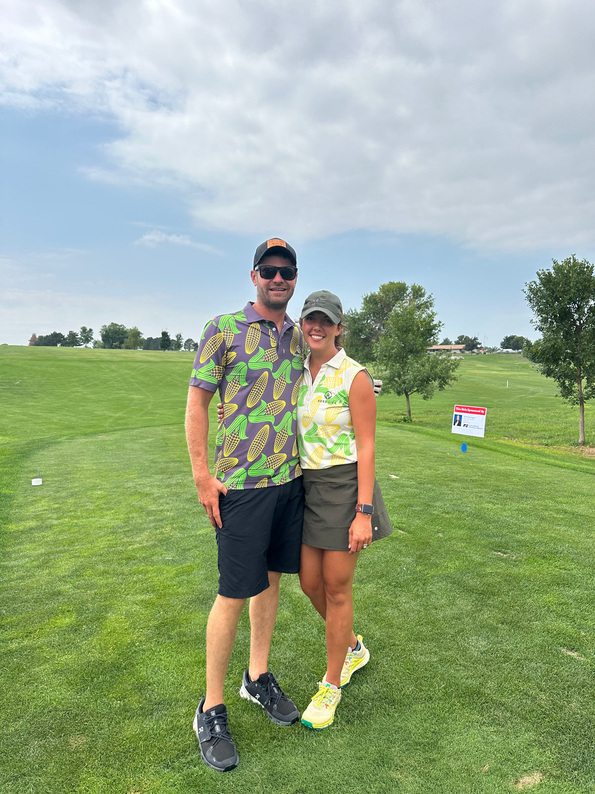 Women’s Corn Golf Polo- No Sleeves
