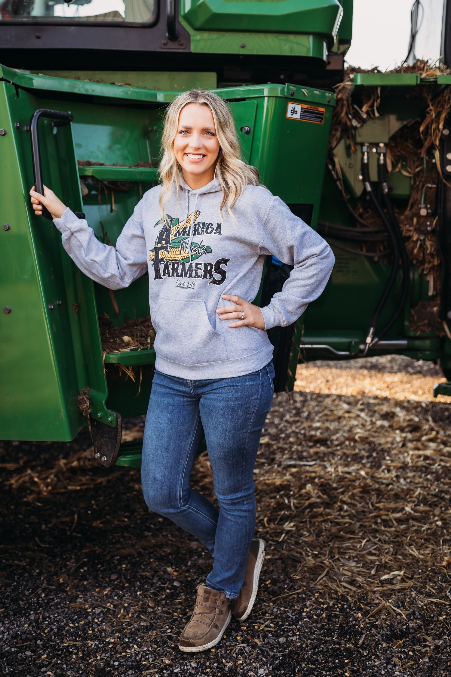 America Needs Farmers- Hoodie