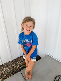 Red, White, & Seed Life Adult Tee