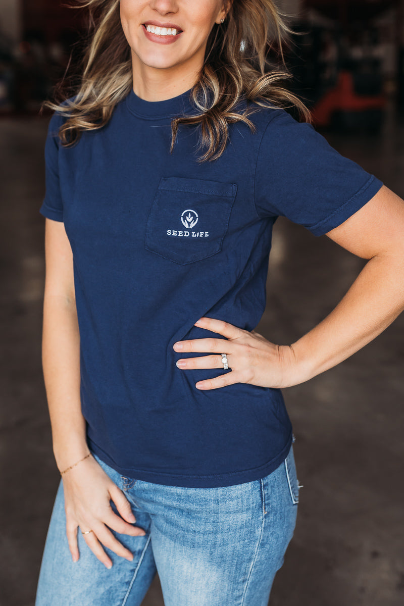 Embroidered Pocket Tees