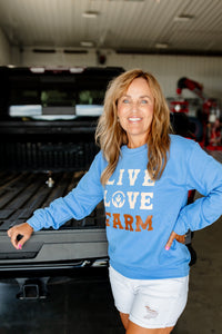 LIVE LOVE FARM Crewnecks