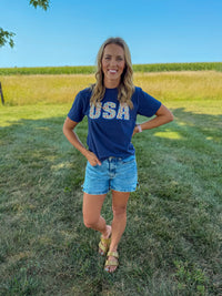 USA Block Lettering T-Shirts