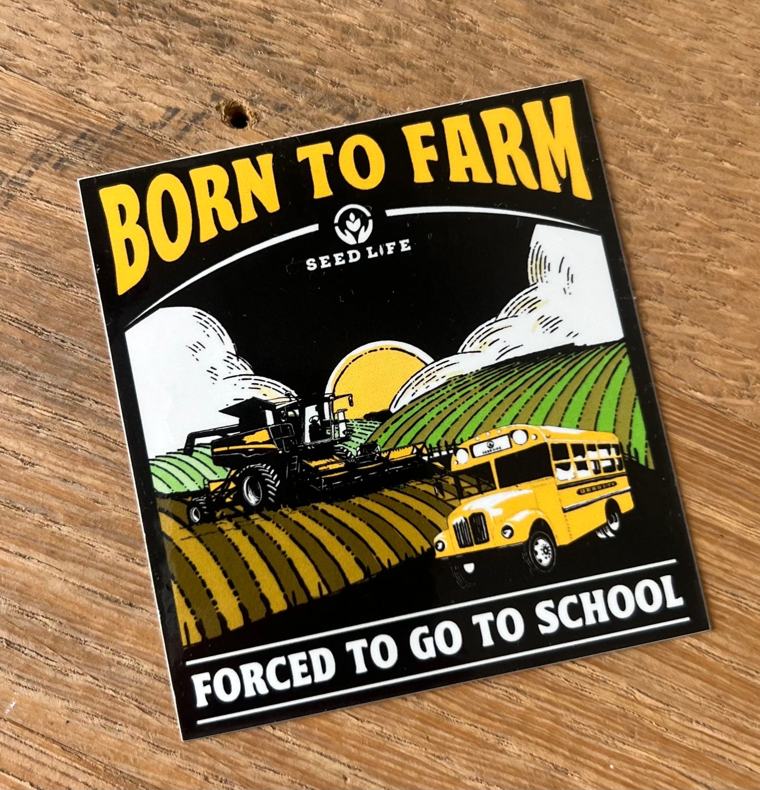 Born to Farm Sticker