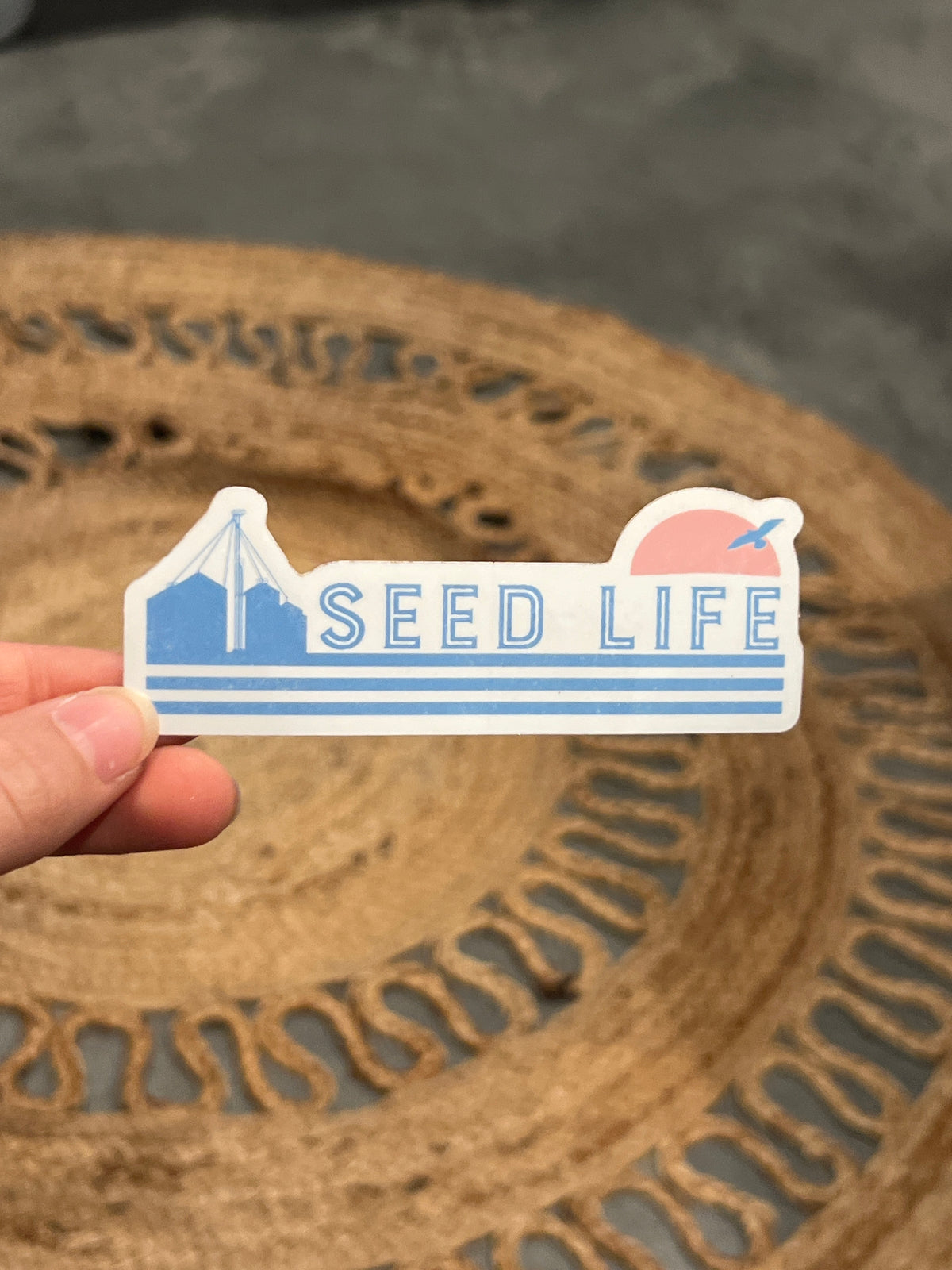 Seed Life Bin Site Sunset Sticker