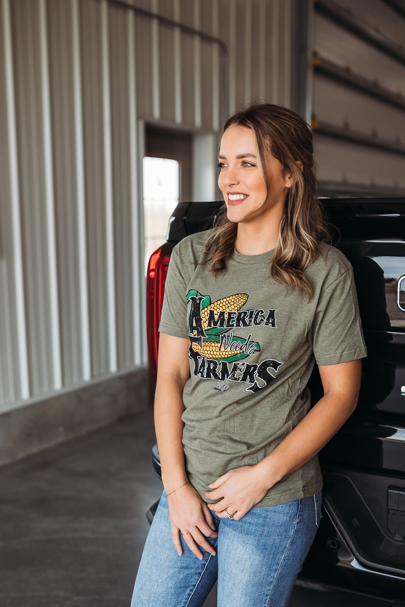 America Needs Farmers- Tee