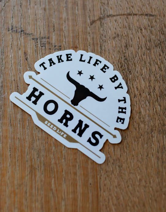 Take Life By The Horns Sticker