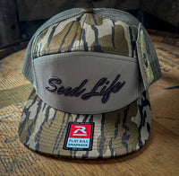Seed Life Mossy Oak Camo Embroidered Richardson Hat