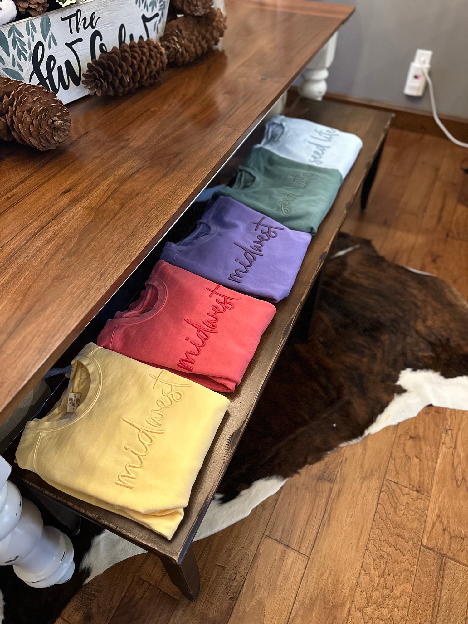 Seed Life Raised Embroidery Crewneck