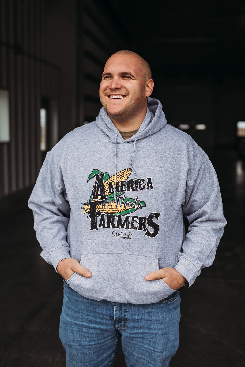 America Needs Farmers- Hoodie