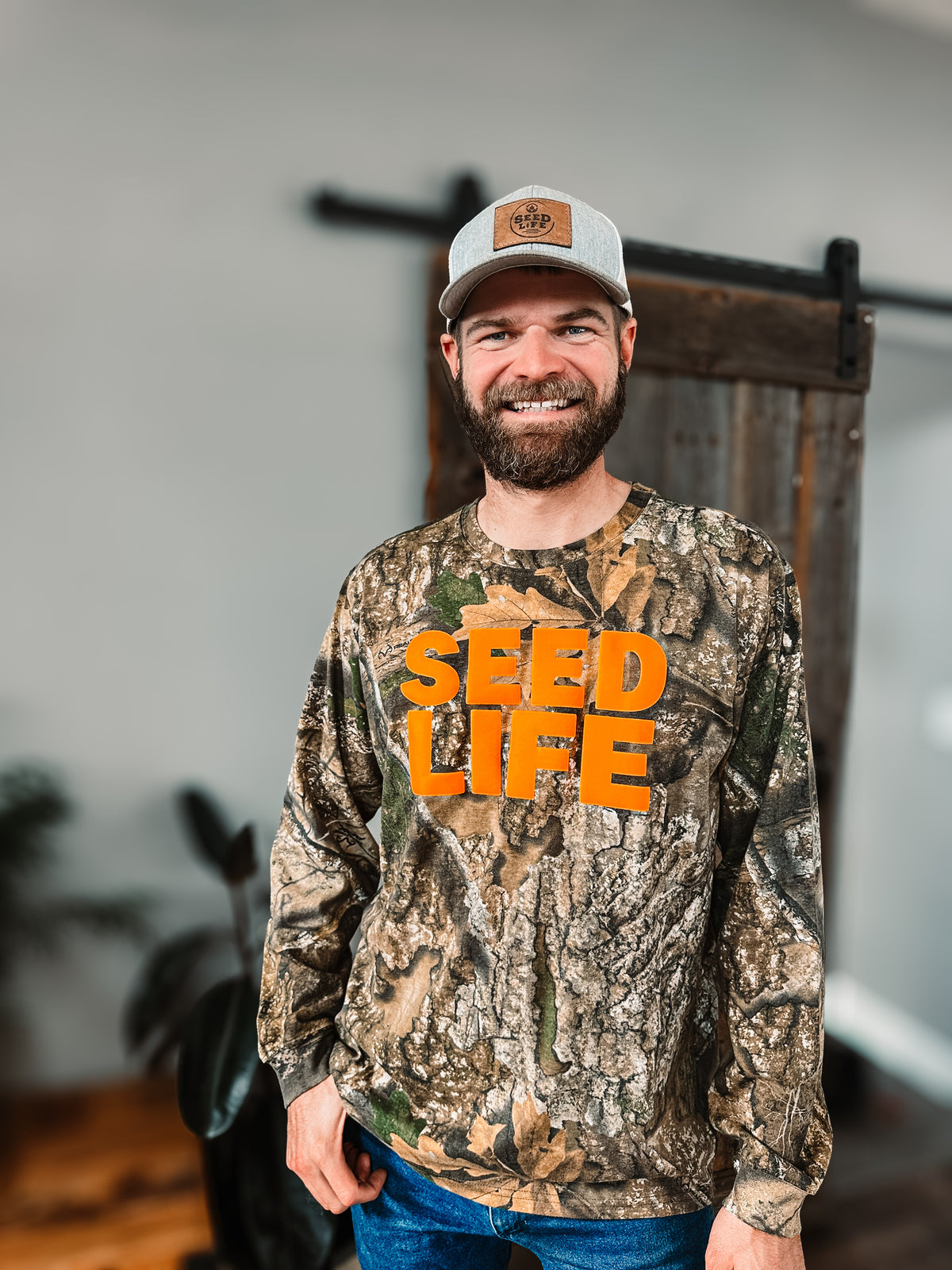 Seed Life Camo- Long-sleeve Tee