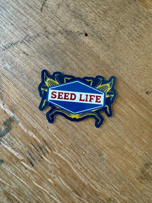 Seed Life Retro Patch Harvest Sticker