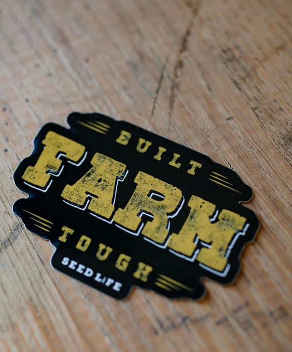 Built Farm Tough Sticker