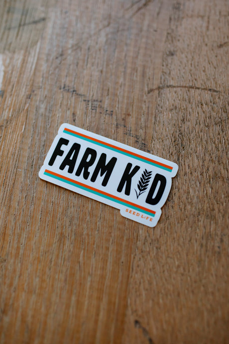 Farm Kid Sticker