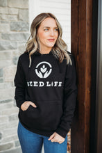 Load image into Gallery viewer, Open Neck Logo Hoodie