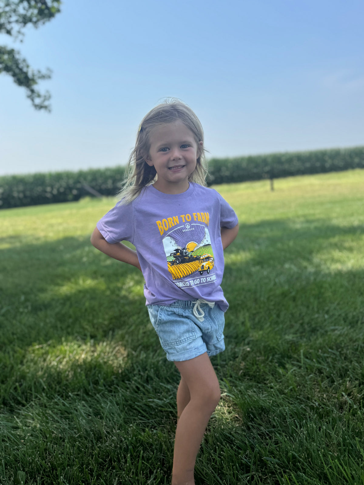 Born to Farm; Forced to go to School T-Shirt
