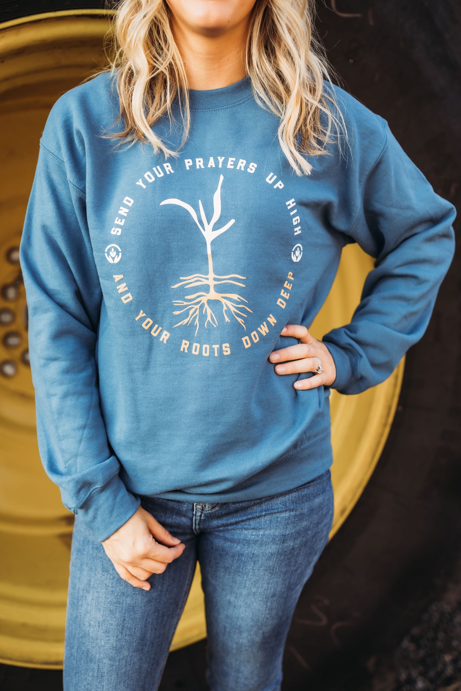 Send Your Prayers Up High- Crewneck
