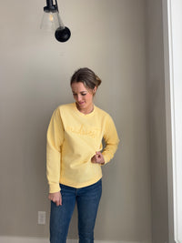 Midwest Raised Embroidery Crewneck