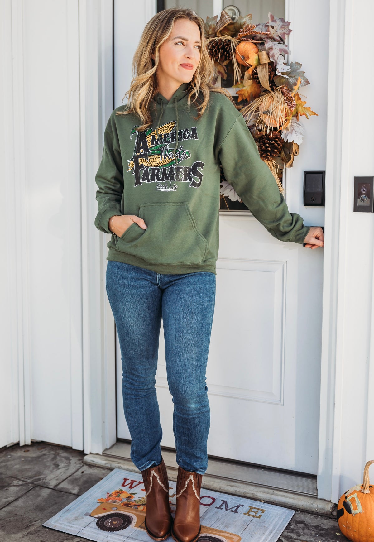 America Needs Farmers- Hoodie