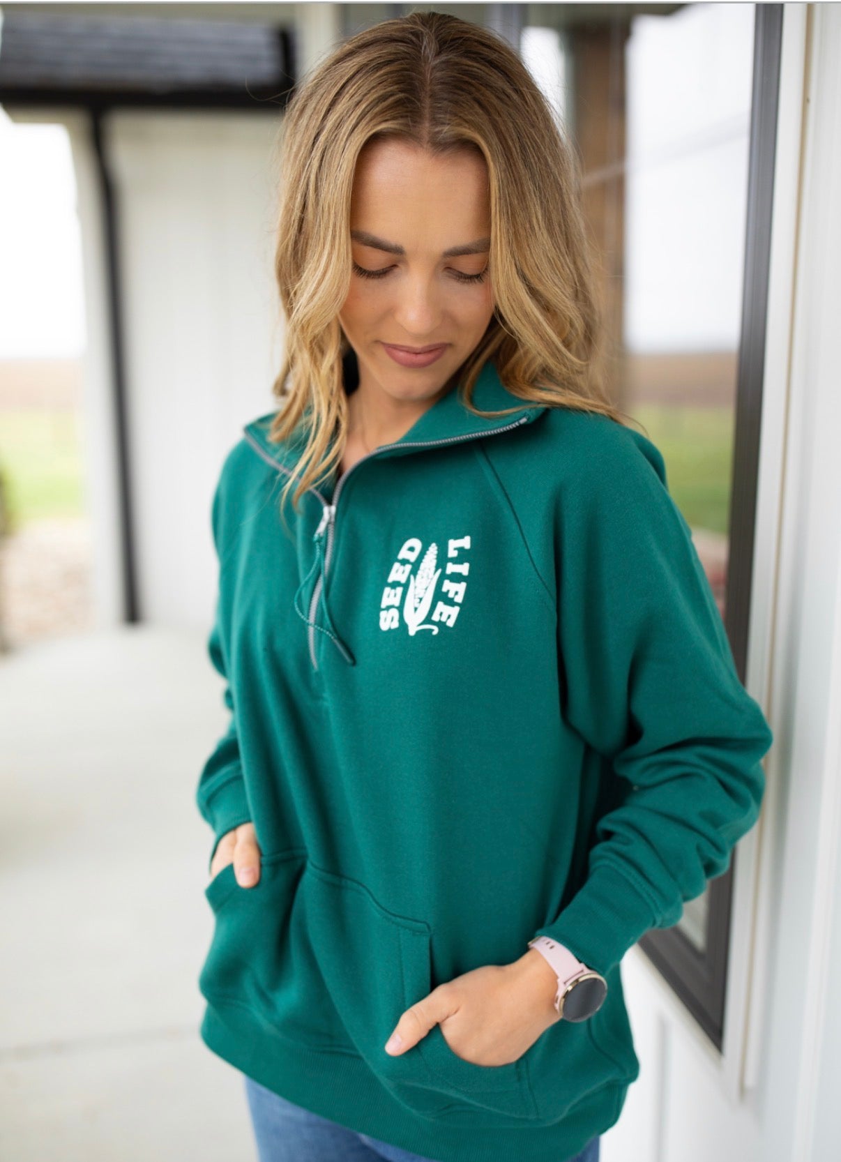 Seed Life Grow Quarter Zip