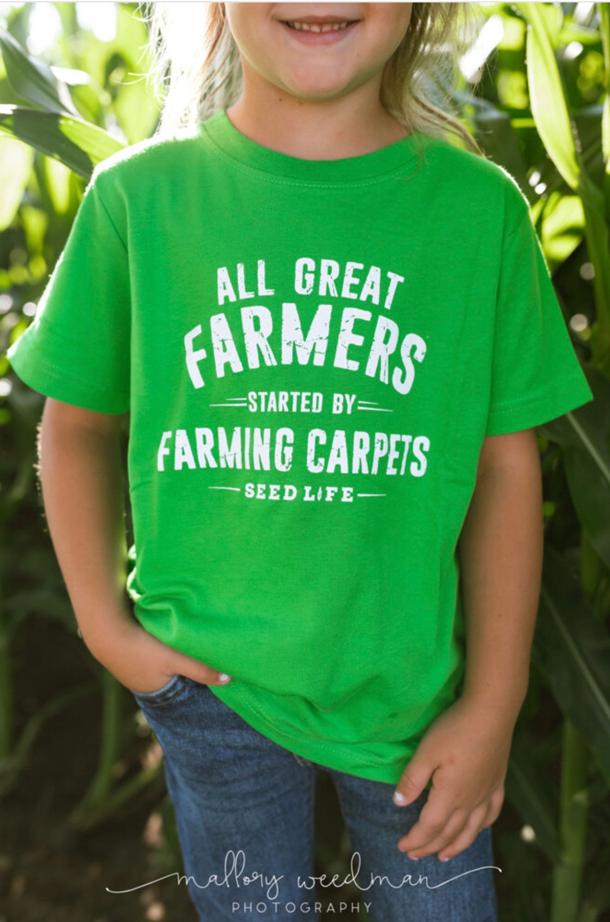 Carpet Farming Kids Shirt