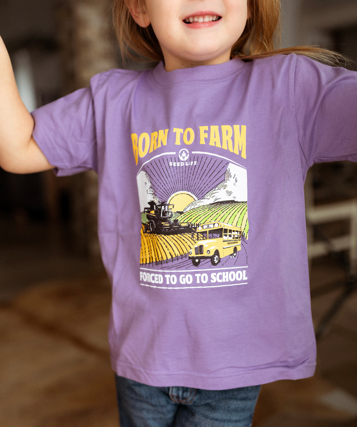 Born to Farm; Forced to go to School T-Shirt