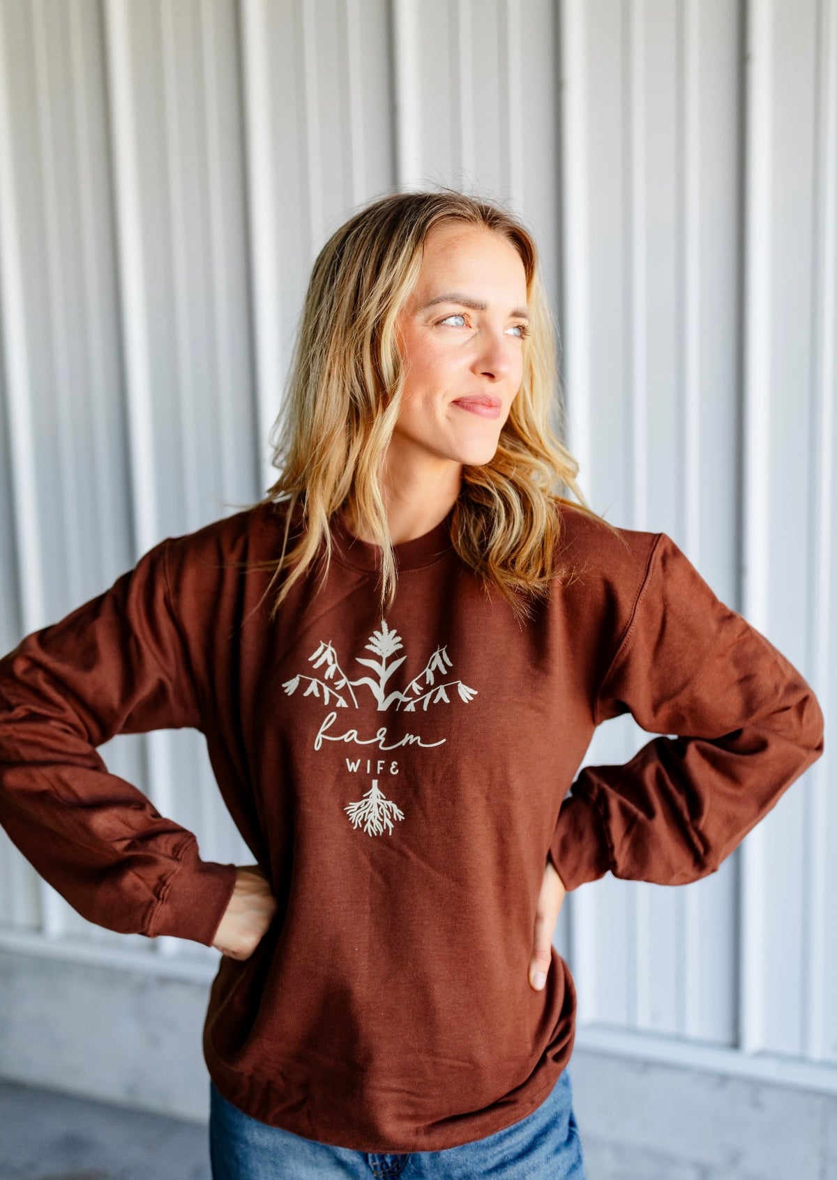 Farm Wife Crewneck