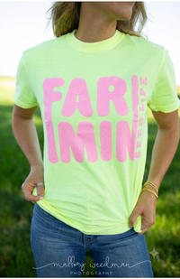 Farmin' Neon Tee