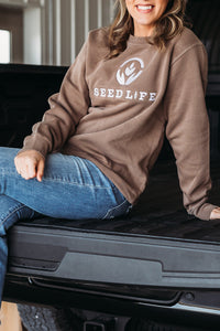 Embroidered Logo Crewneck