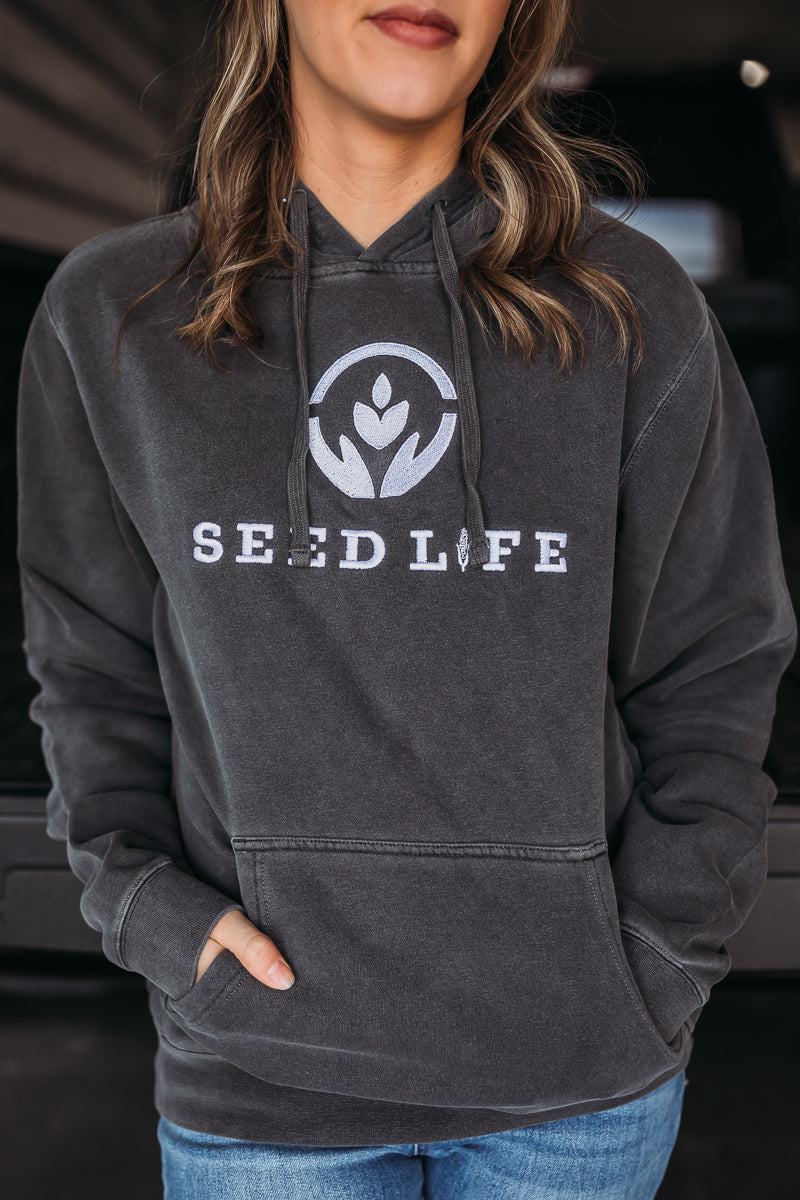 Embroidered Logo Hoodie