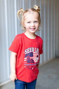 Red, White, & Seed Life Kids Tee