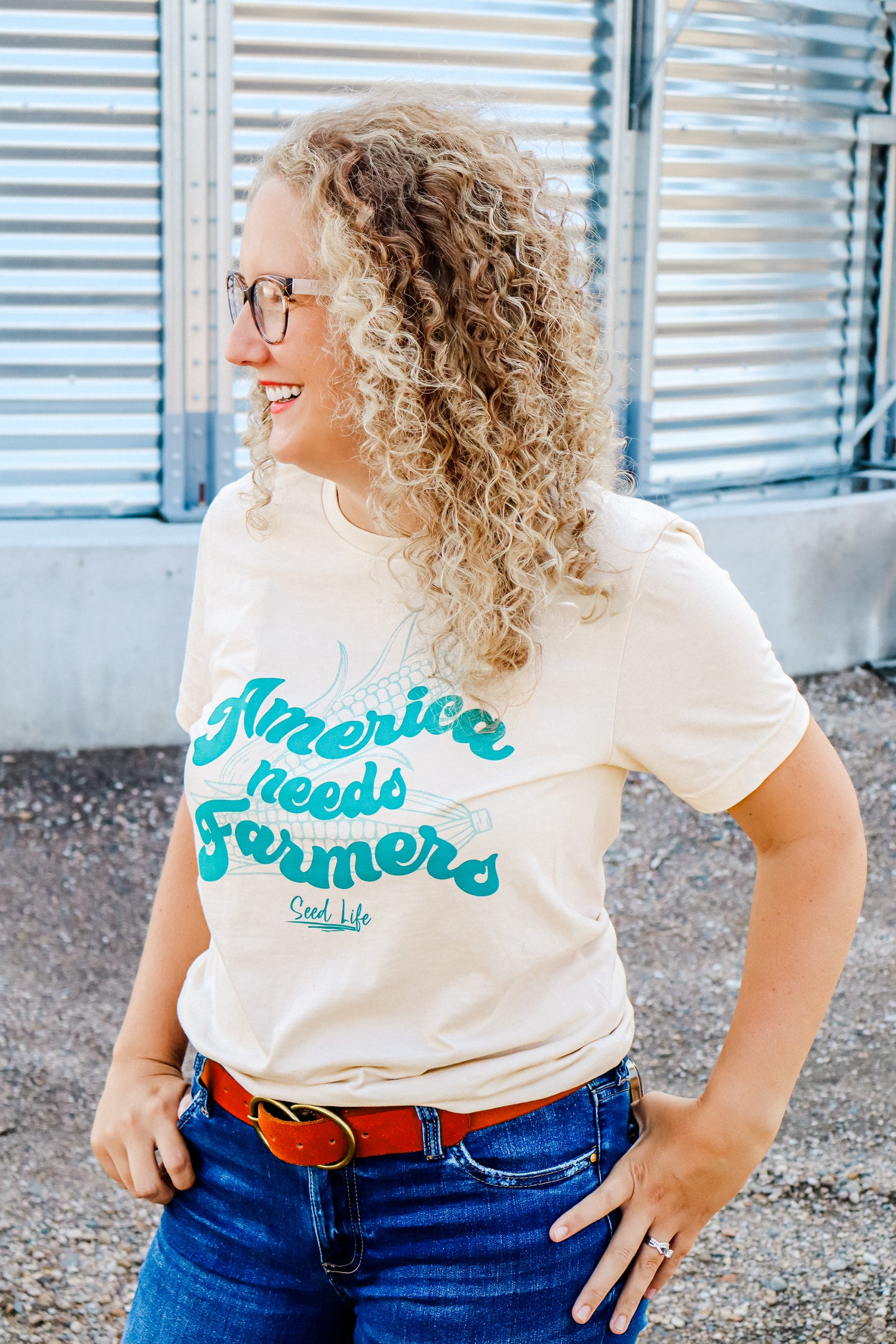 America Needs Farmers- NEW Design T-shirt