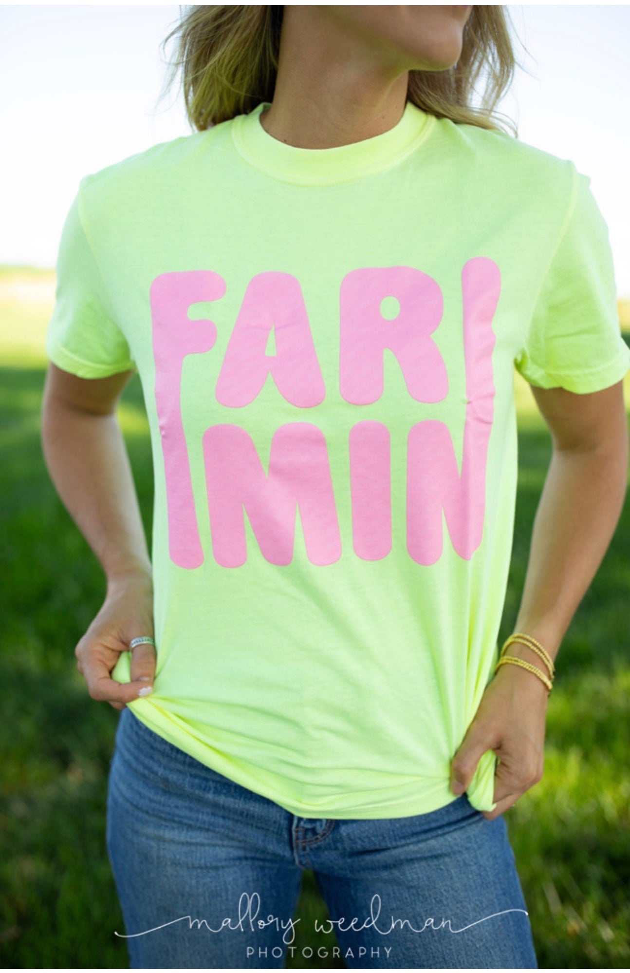 Farmin' Neon Tee