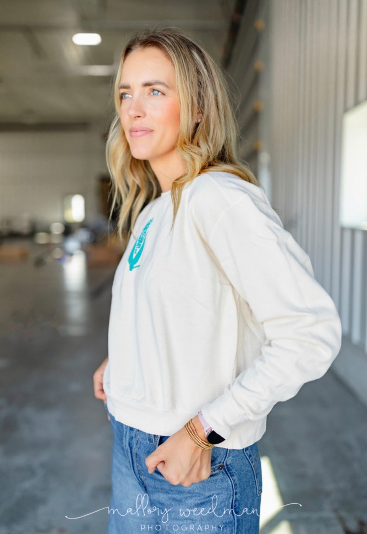 Grow Cropped Crewneck