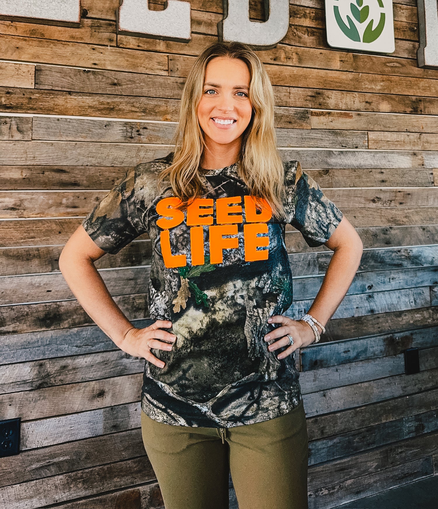 Seed Life Camo- Short-sleeve Tee