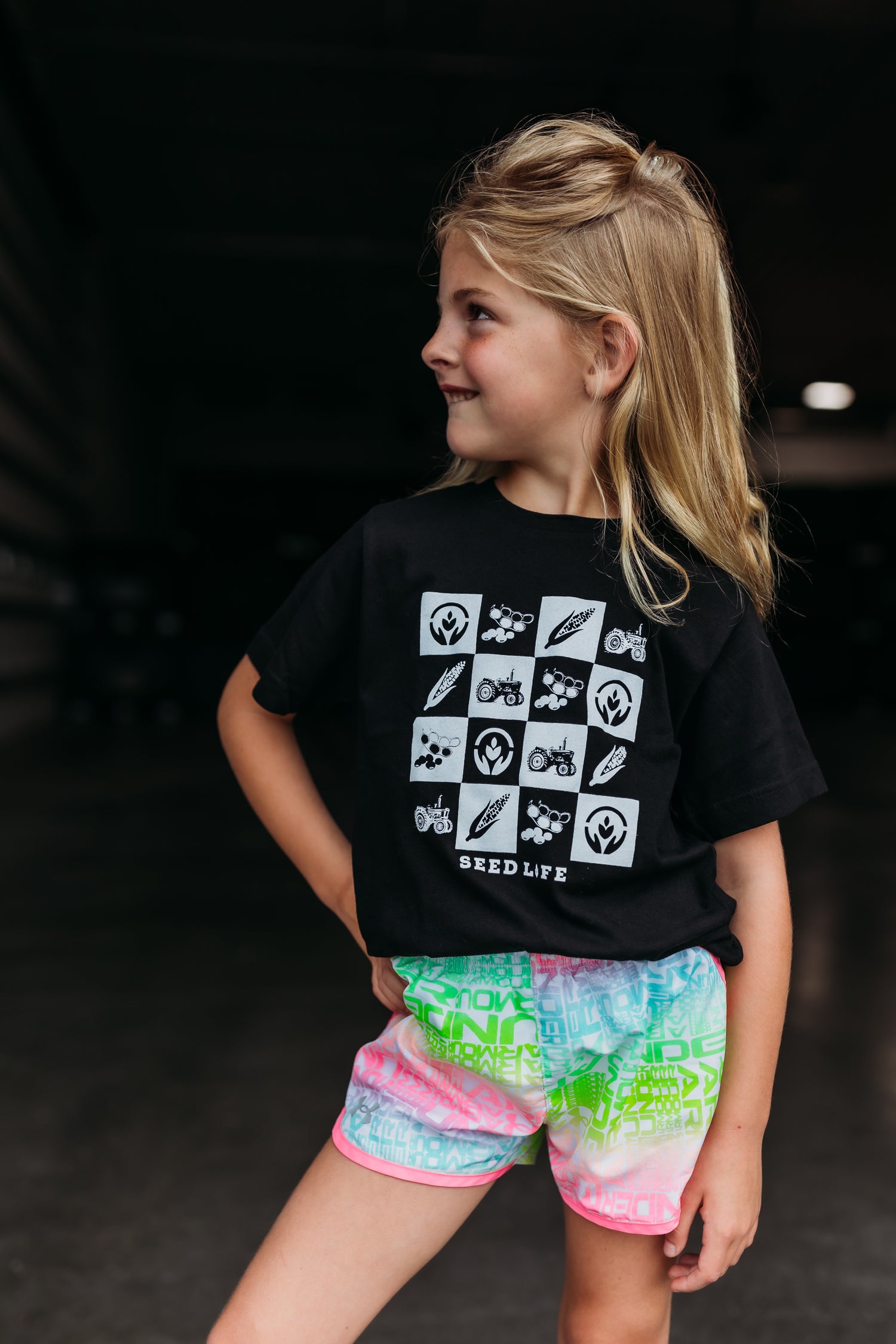 Checkered Seed Fun Youth T-Shirt