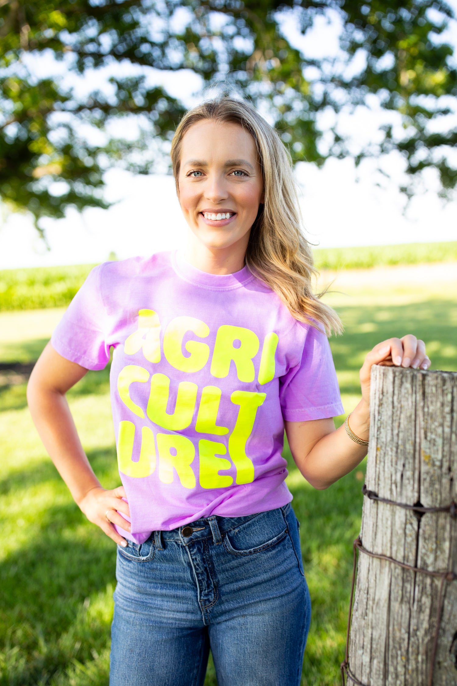 Agriculture Neon Tee