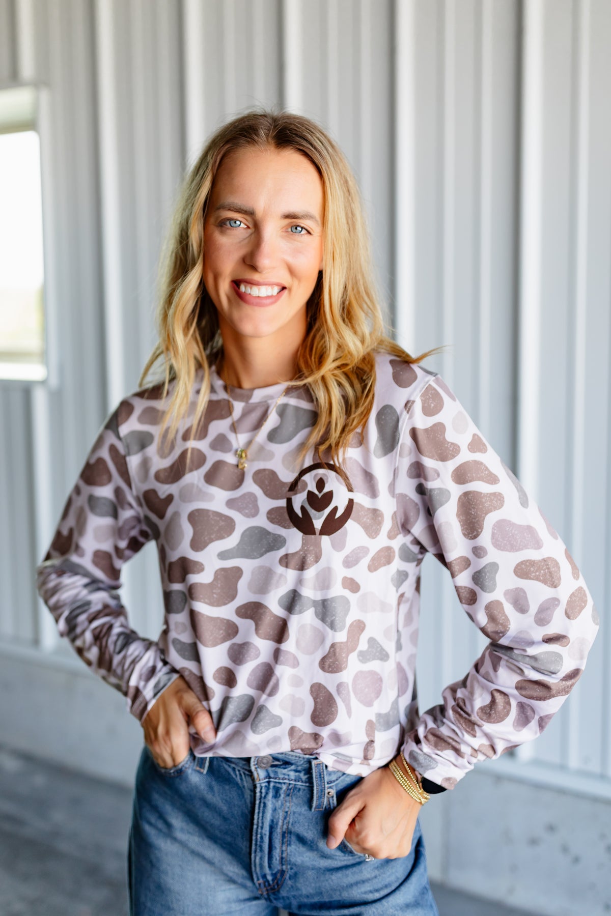Retro Camo Long Sleeve Tee