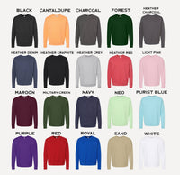 The Letterman - Custom Felt Crewneck Sweatshirt