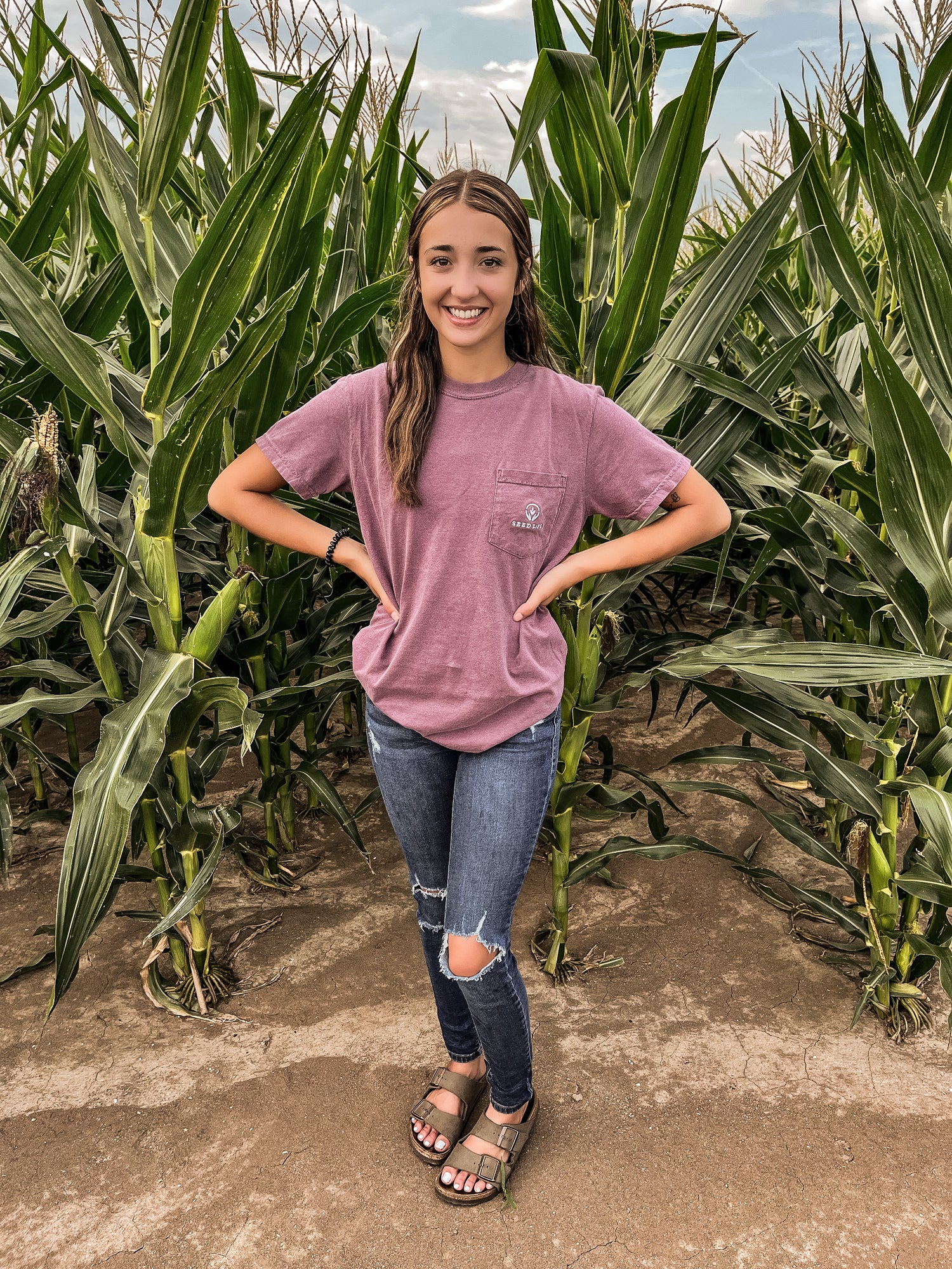 Embroidered Pocket Tees
