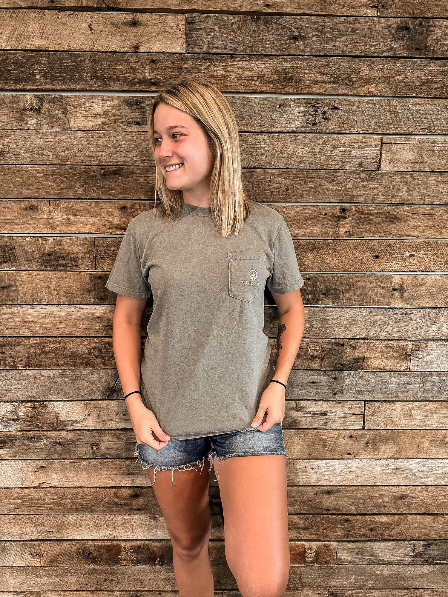 Embroidered Pocket Tees