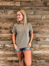 Embroidered Pocket Tees